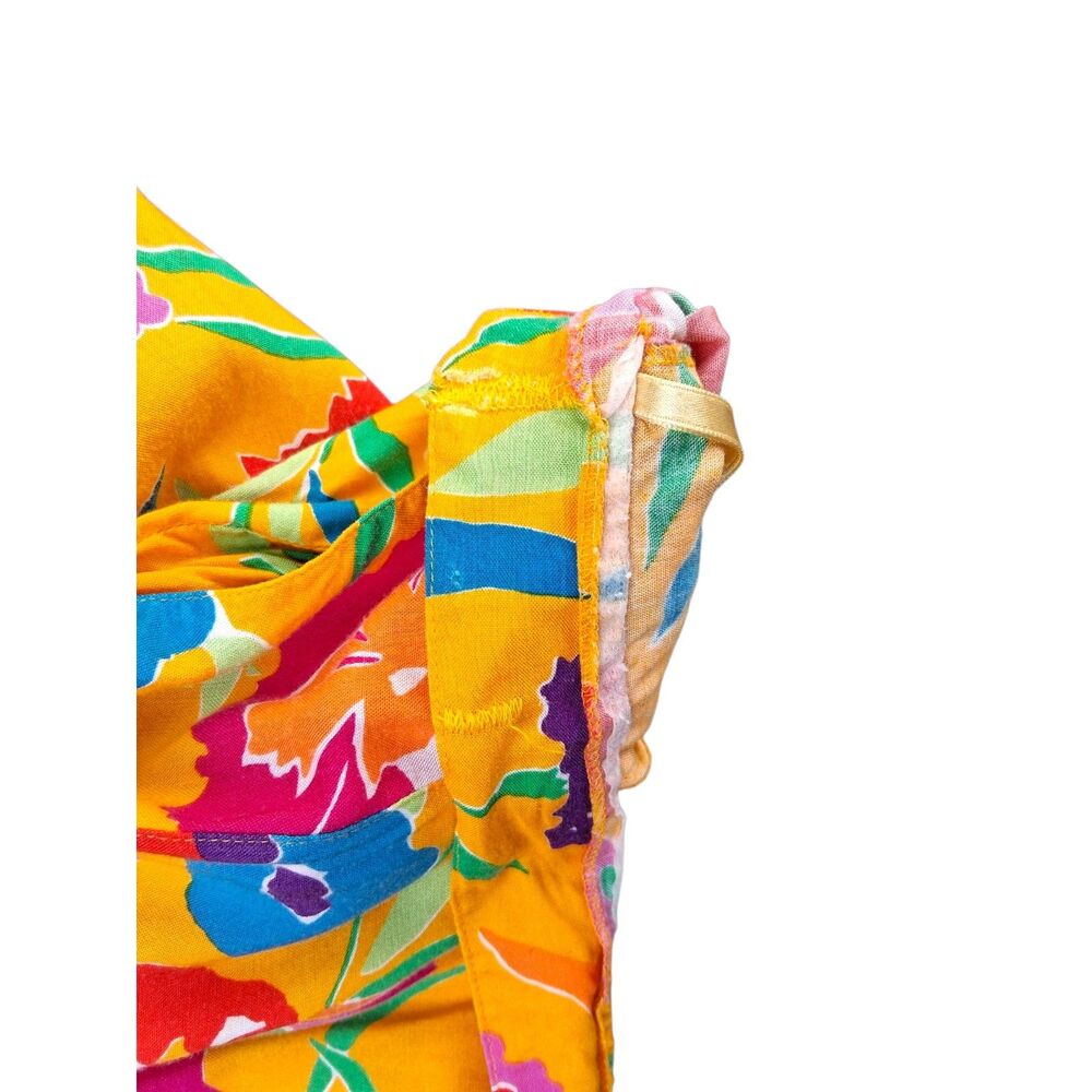 Vintage Style I.B. Diffusion Vibrant Floral Skirt - Size 8 - Bright Bold - Picture 3 of 7